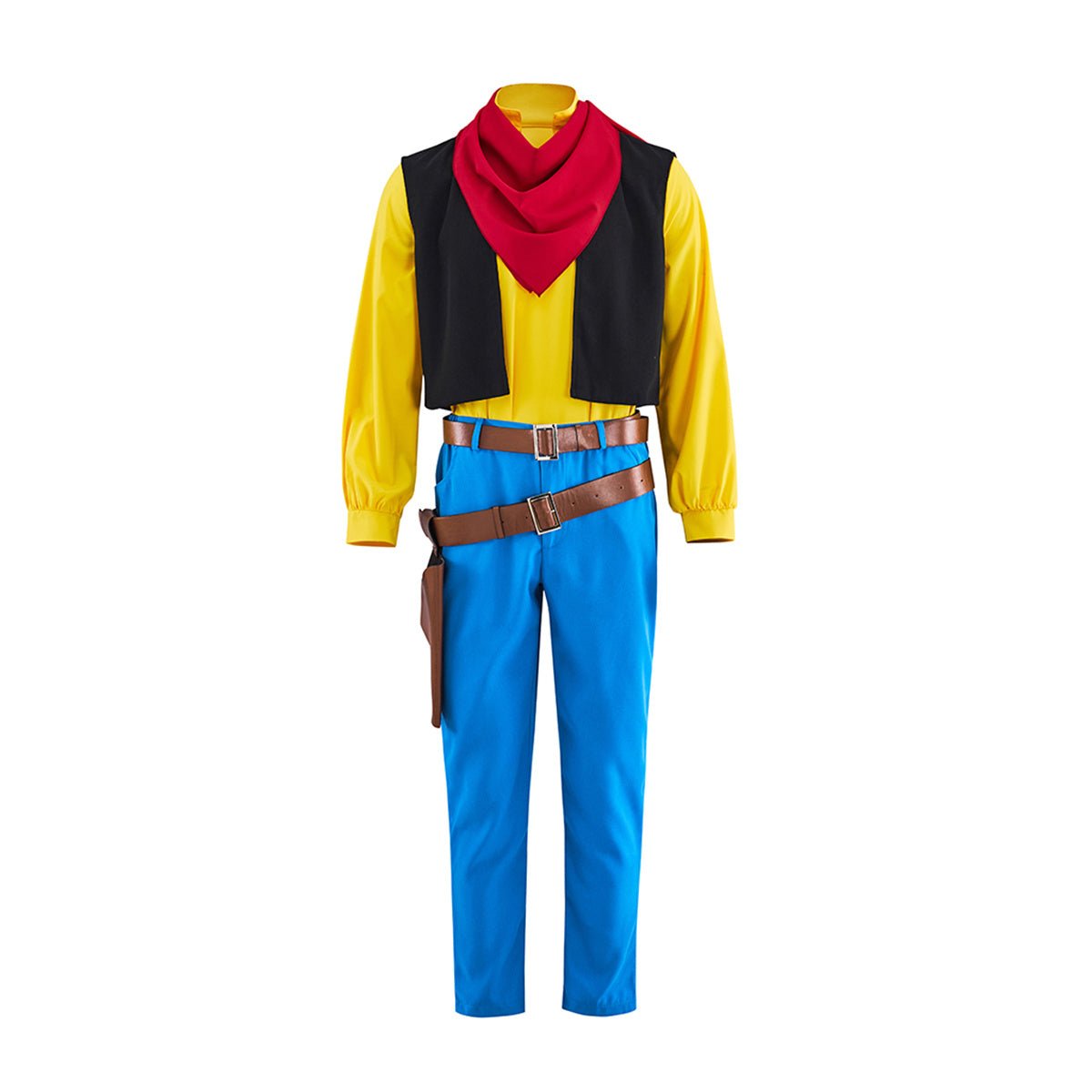Fantasia de Cowboy Lucky Luke – Traje Oficial para Fãs e Colecionadores - Estrela Cosplay