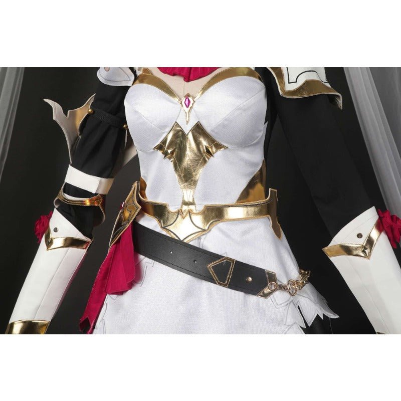 Traje de Cosplay Noelle de Genshin Impact - Conjunto Completo de Armadura de Cavaleira para Fãs - Estrela Cosplay