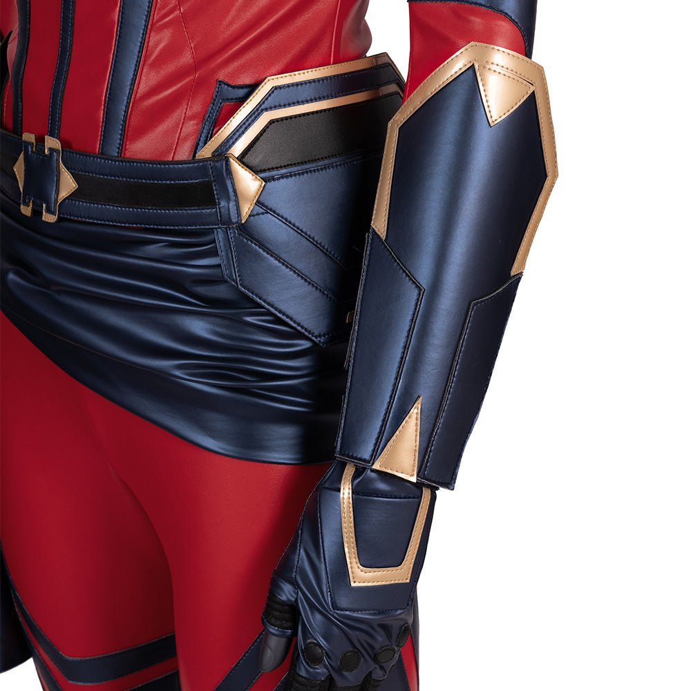 Traje de Cosplay Captain Marvel Avengers Endgame - Réplica Premium do Filme - Estrela Cosplay