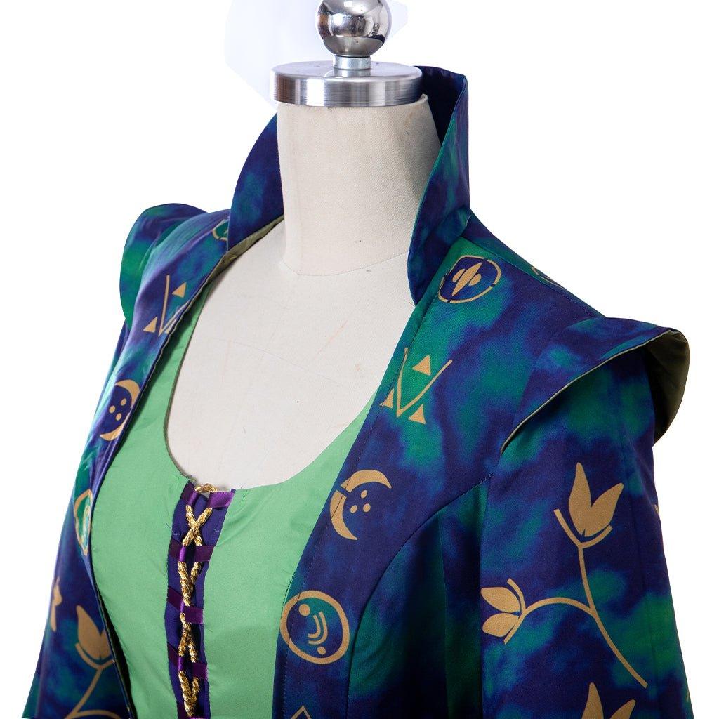 Fantasia de Cosplay de Winifred Sanderson para Mulheres | Roupa de Bruxa Verde para Halloween - Estrela Cosplay