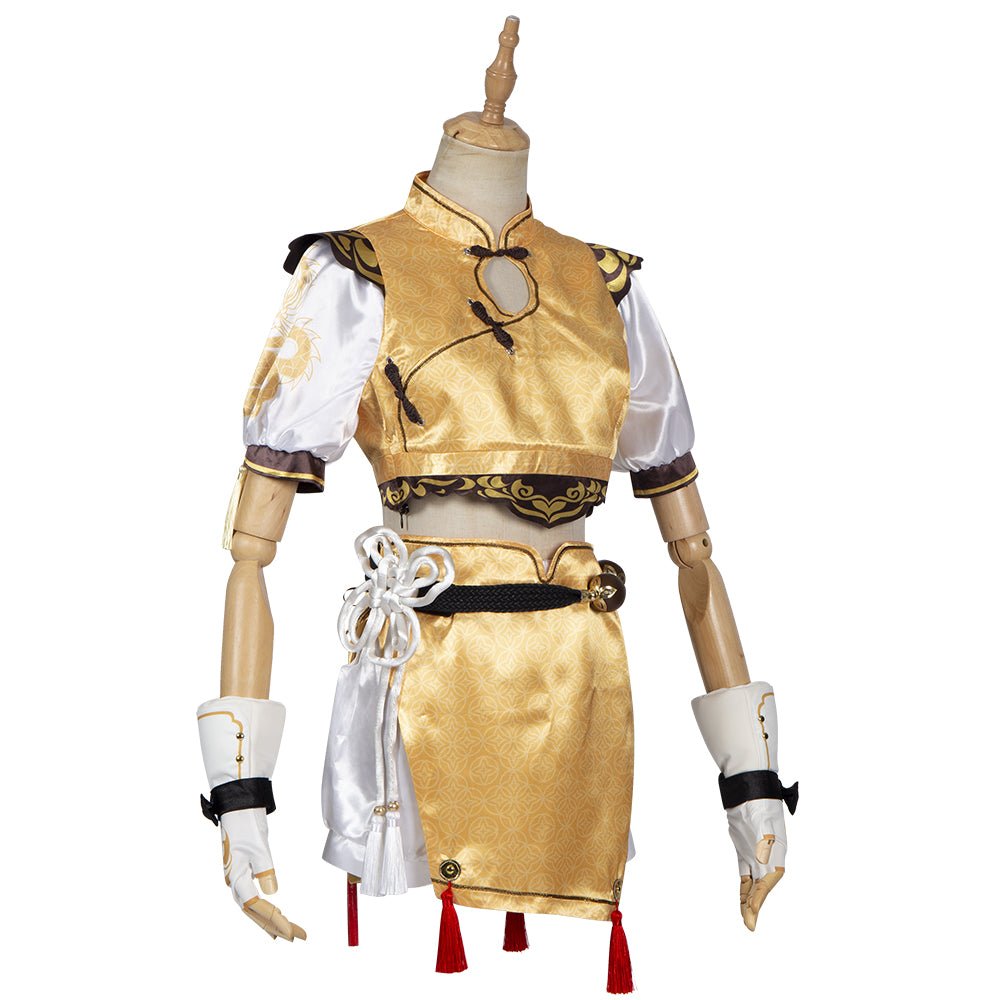 Fantasia de Hu Tao para Halloween, Natal, Carnaval e Ano Novo - Conjunto Completo - Estrela Cosplay