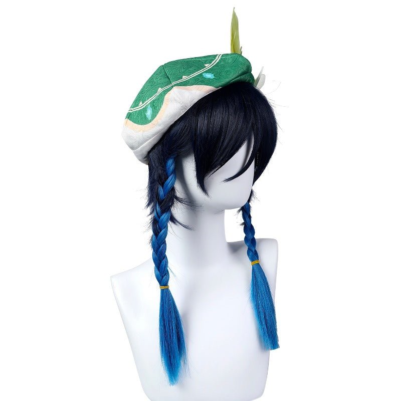 Fantasia de Venti Cosplay Genshin Impact - Peruca e Traje Estilo Chinês para Mulheres - Estrela Cosplay
