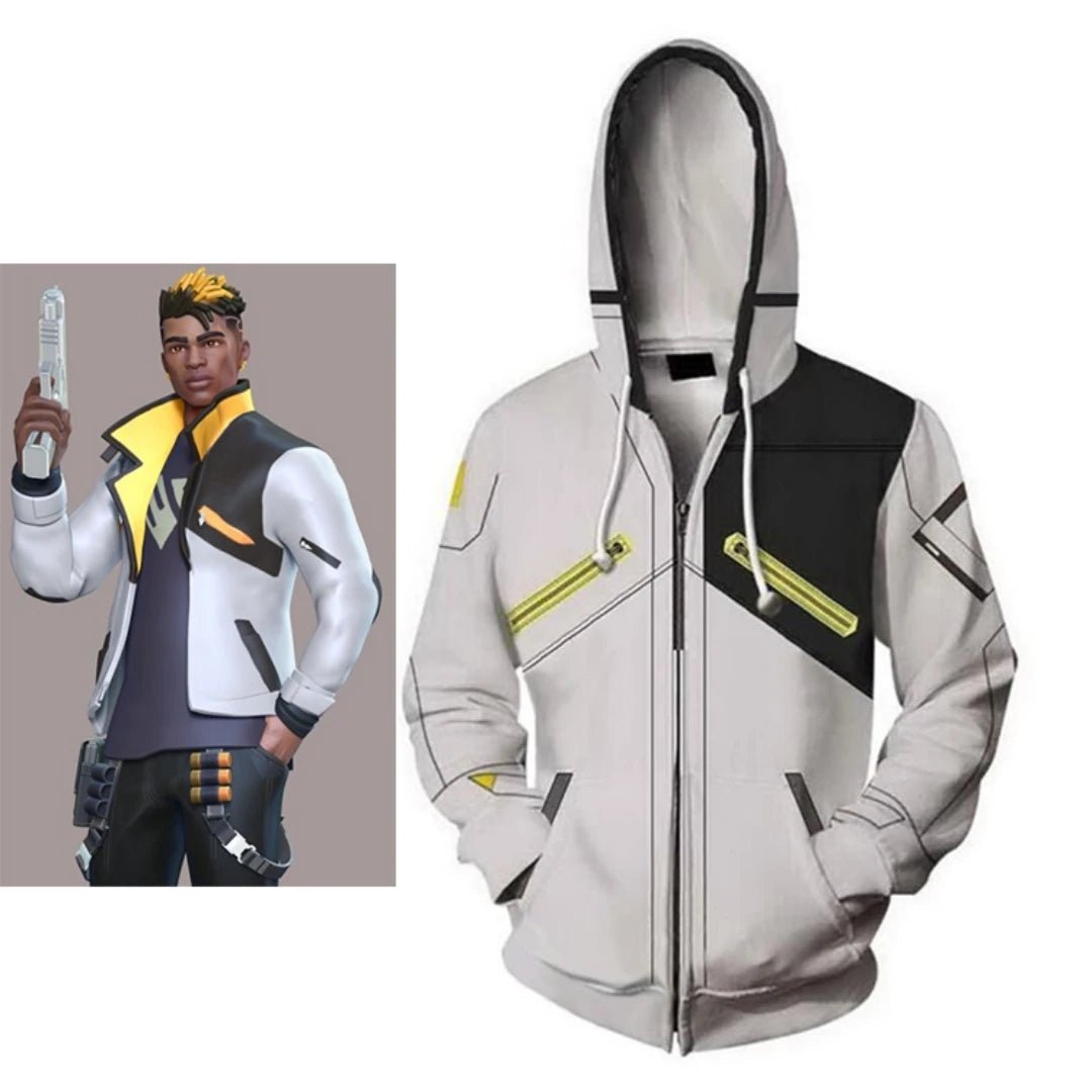 Jogo Valorant Phoenix Cosplay Pullover Adultos Homens Mulheres Impressão 3D Casaco Halloween Carnaval Festa Moletom - Estrela Cosplay