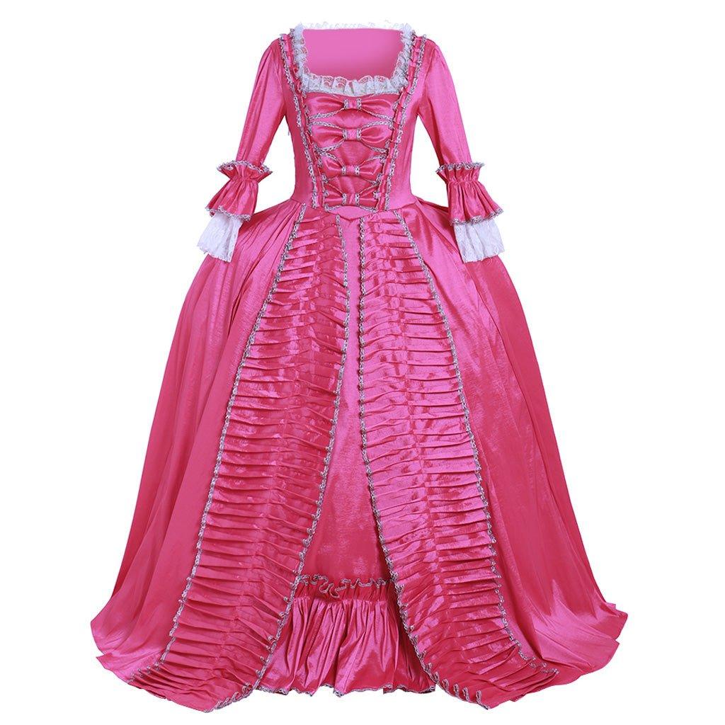 Vestido de Baile Colonial Marie Antoinette Século 18 | Vestido Princesa Vintage Vitoriano - Estrela Cosplay