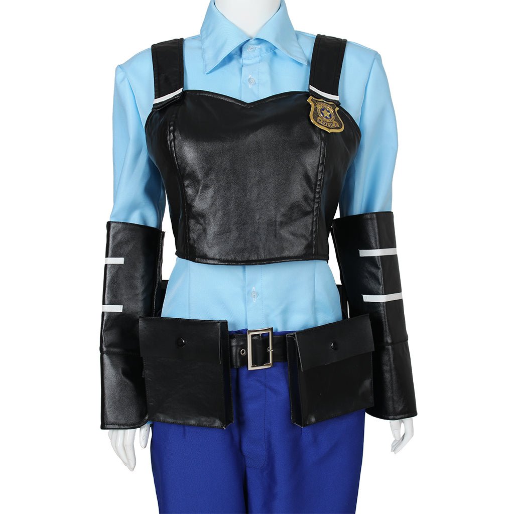 Fantasia de Judy Hopps Adulto - Uniforme de Oficial da ZPD para Mulheres, Ideal para Halloween, Carnaval e Eventos Temáticos - Estrela Cosplay