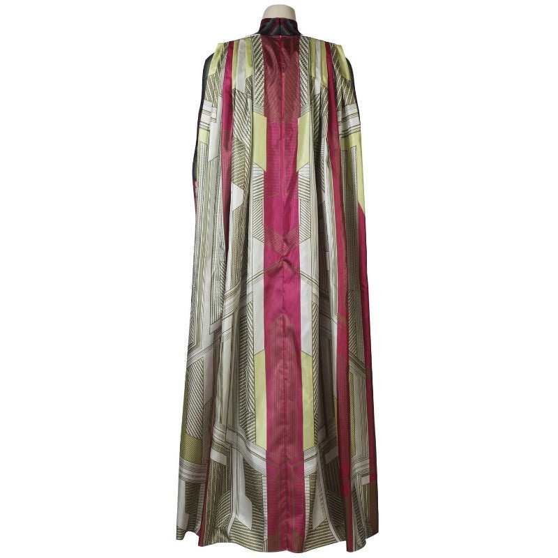 Traje de Cosplay Avengers Visão Macacão Impresso 3D com Capa - Estrela Cosplay