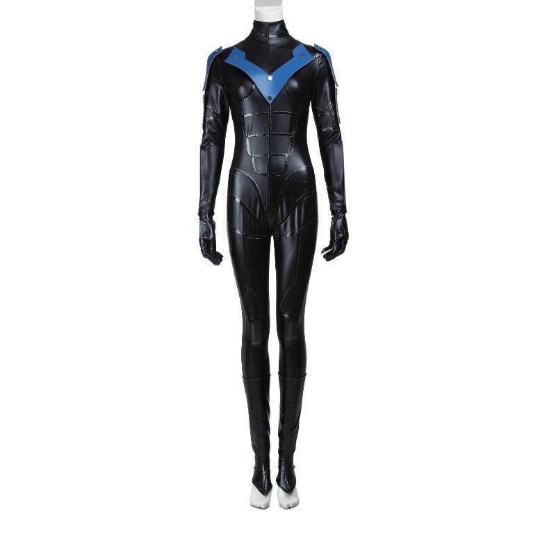 Fantasia Cosplay Arkham City Dick Grayson Nightwing Bodysuit para Halloween - Estrela Cosplay