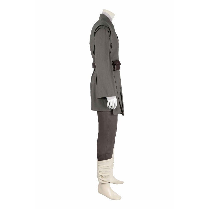 Traje de Cosplay Obi-Wan Kenobi Conjunto Completo - Manto Jedi para Halloween e Carnaval - Estrela Cosplay