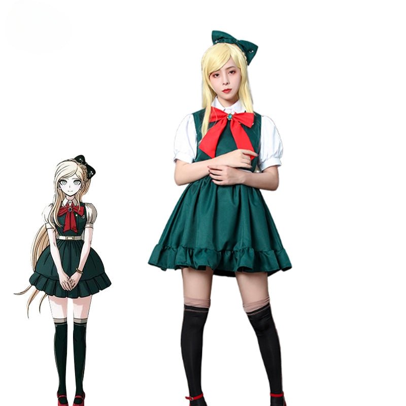 Fantasia de Cosplay Danganronpa Nevermind - Danganronpa 2 Anime Uniforme Escolar Feminino para Halloween - Estrela Cosplay