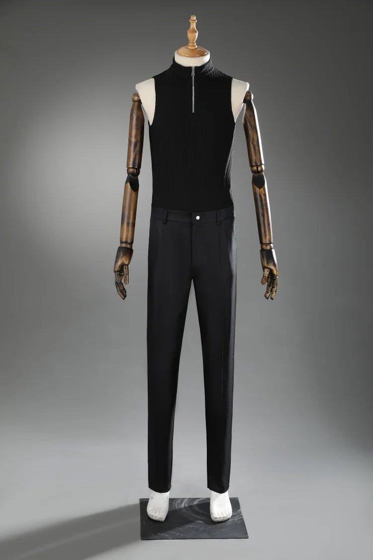 Jogo FFVII Cosplay Jovem Sephiroth Estrela do Cosplay - Fantasia Uniforme de Combate Branco Conjunto Completo Halloween Festa Carnaval Traje Guerreiro - Estrela Cosplay