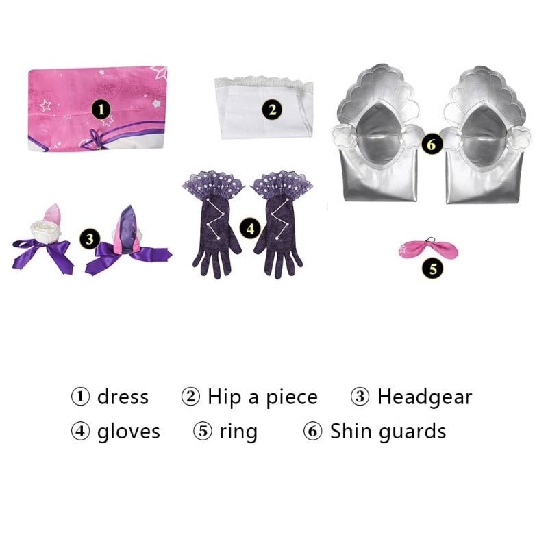 Fantasia de Cosplay Mukuro Hoshimiya de Date A Live para Carnaval e Halloween - Estrela Cosplay