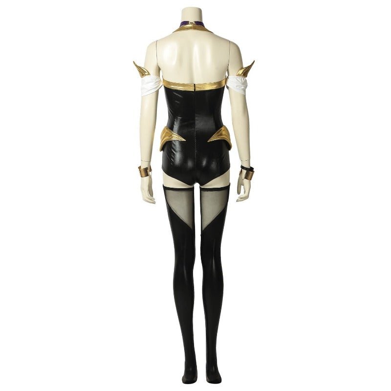 Fantasia de Cosplay K/DA Ahri de League of Legends - Roupa de Couro Elegante para Fãs de Cosplay - Estrela Cosplay