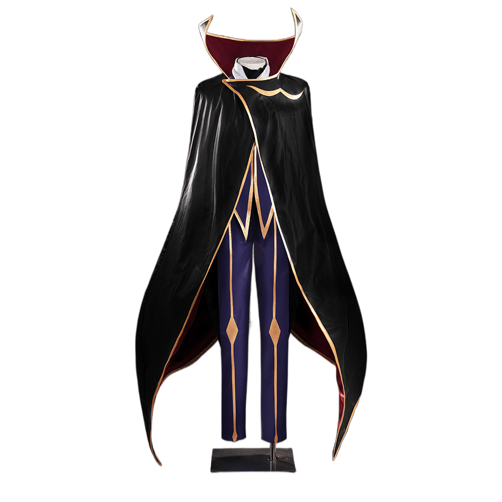 Fantasia Cosplay ZERO de Code Geass: Lelouch da Rebelião - Traje de Anime de Alta Qualidade - Estrela Cosplay