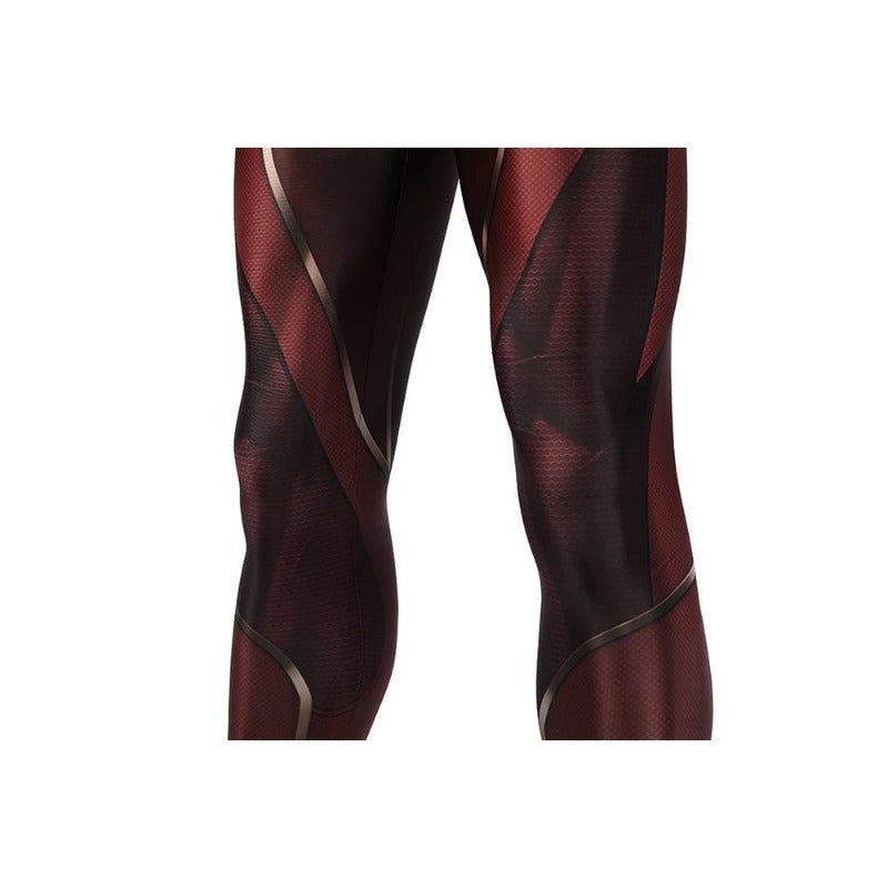 Fantasia de The Flash Barry Allen para Cosplay Halloween - Macacão e Máscara Impressão 3D - Estrela Cosplay