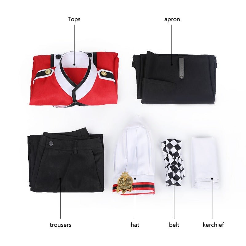 Fantasia de Chef Riddle Rosehearts Twisted Wonderland NRC para Halloween - Estrela Cosplay