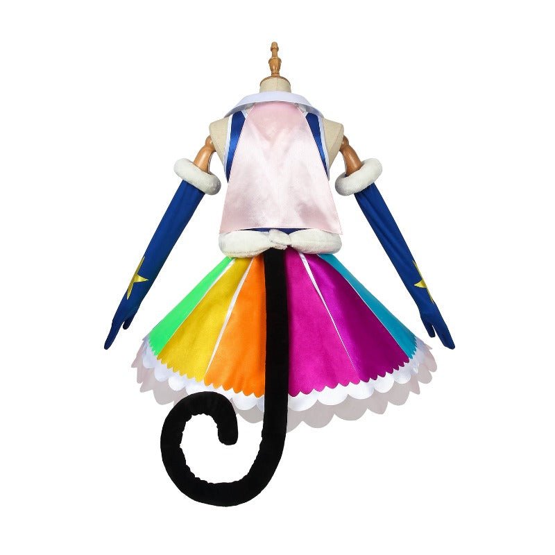 Vestido Lolita de Fantasia Cosplay Cure Cosmo Yuni - Star Twinkle Pretty Cure - Estrela Cosplay