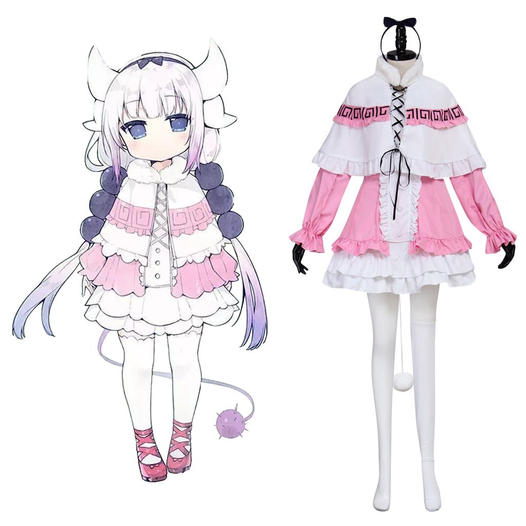Fantasia de Cosplay Kanna Kamui de Miss Kobayashi's Dragon Maid para Mulheres e Meninas - Estrela Cosplay