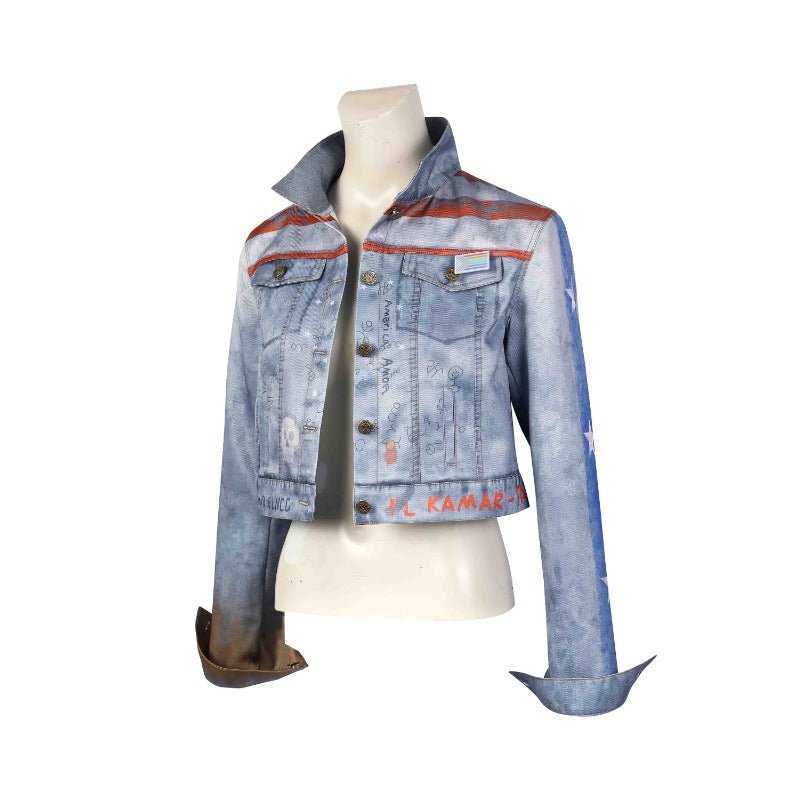 Traje de Cosplay Doutor Estranho América Chávez Miss América Ver3 Feito à Mão - Estrela Cosplay