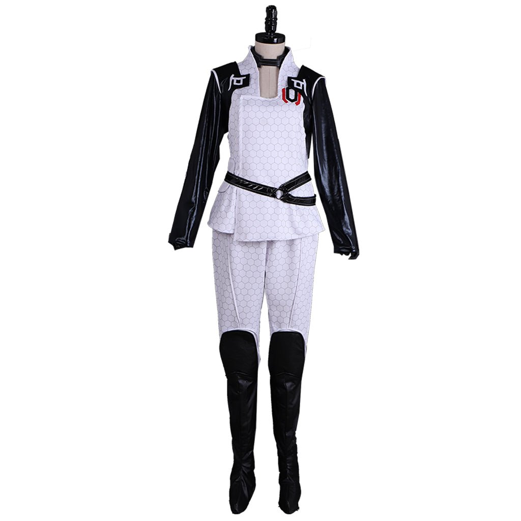 Traje de Cosplay Miranda Lawson Mulher | Roupa de Batalha Mass Effect Conjunto Completo - Estrela Cosplay