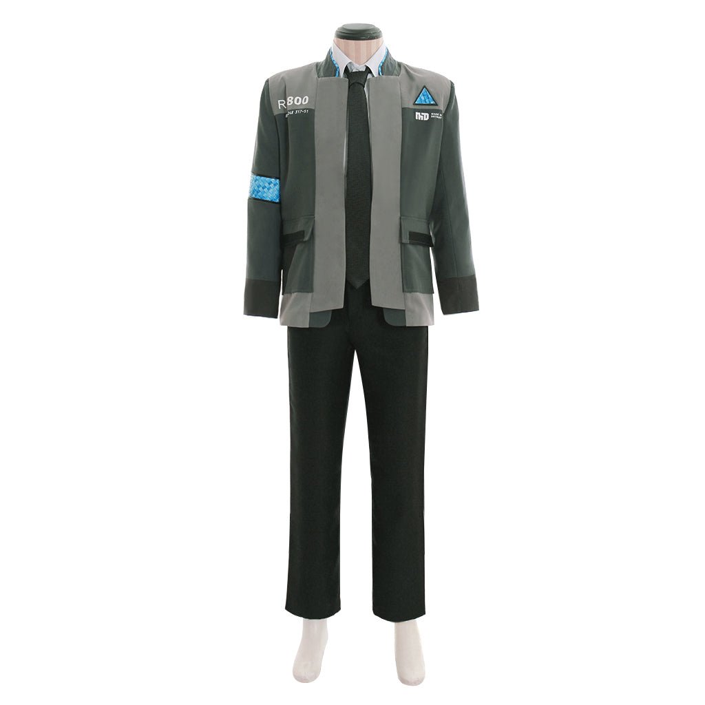 Detroit: Become Human Connor RK800 | Fantasia Completa Casaco, Camisa, Calça e Gravata - Estrela Cosplay