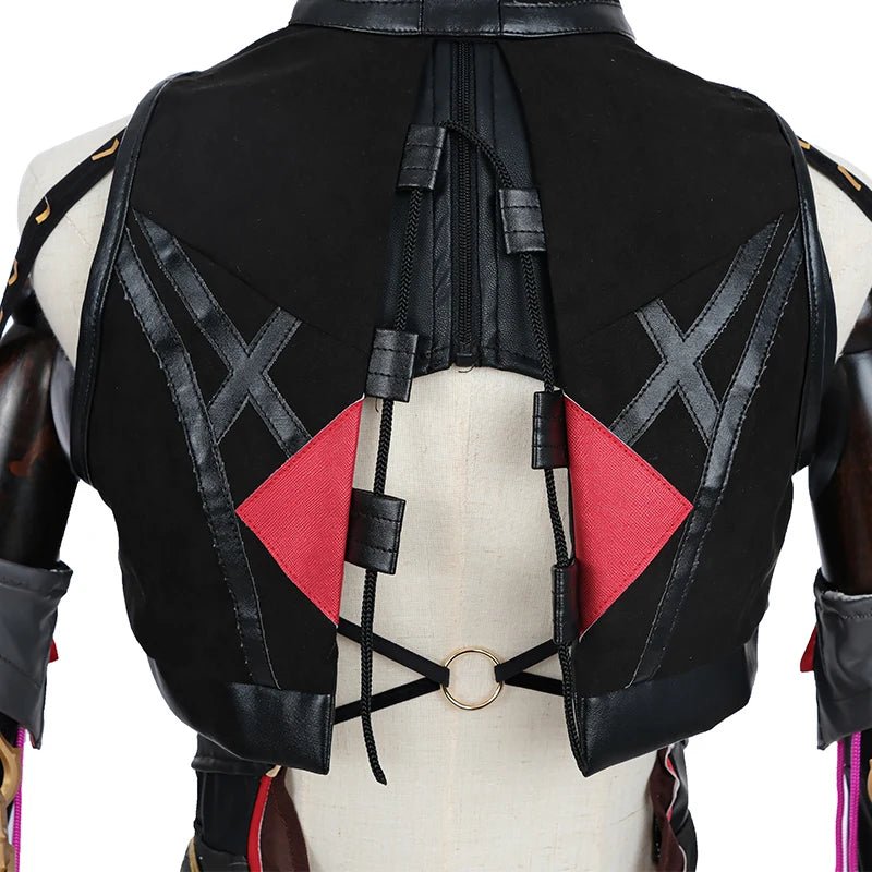 Traje de Cosplay Yinlin Patrulheira Jinzhou do Jogo Wuthering Waves - Uniforme Cheongsam para Mulheres - Estrela Cosplay