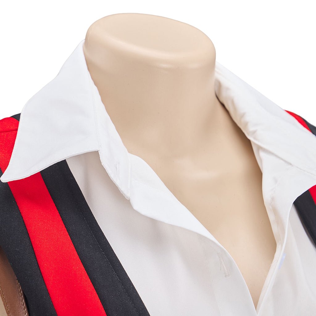 Conjunto de Casaco e Calça de Couro Sintético Estiloso para Mulher - Perfeito para Cosplay e Looks Descolados - Estrela Cosplay