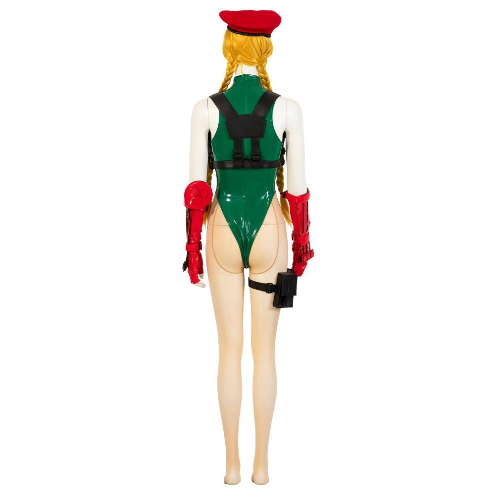 Traje de Cosplay Cammy White Verde e Branco de Street Fighter - Fantasia de Personagem de Jogo de Alta Qualidade - Estrela Cosplay