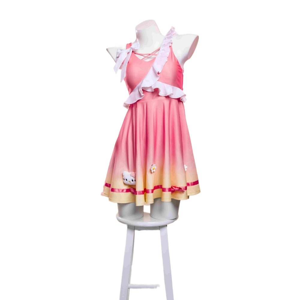 Fantasia de Cosplay de Xiao Qiao HelloKitty do Jogo Honra dos Reis - Conjunto Completo para Halloween - Estrela Cosplay