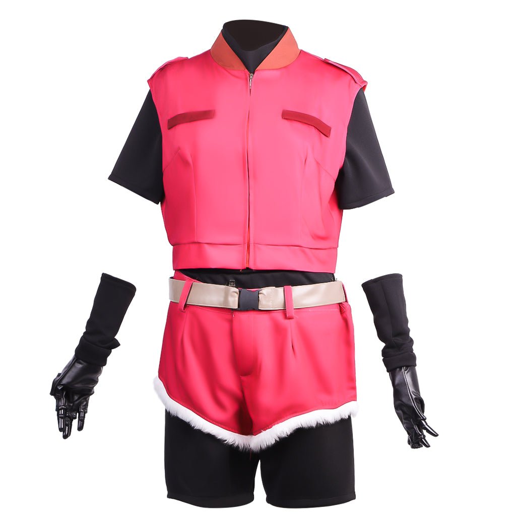 Fantasia de Claire Redfield para Mulheres - Casaco, Camisa, Shorts com Cinto - Estrela Cosplay