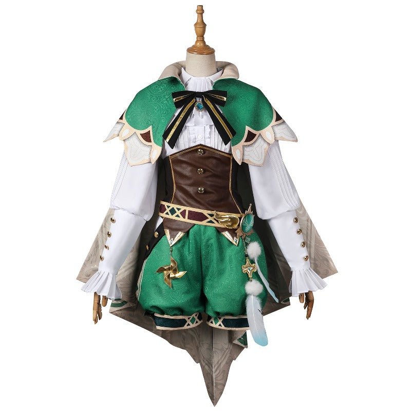 Fantasia de Venti Cosplay Genshin Impact - Peruca e Traje Estilo Chinês para Mulheres - Estrela Cosplay