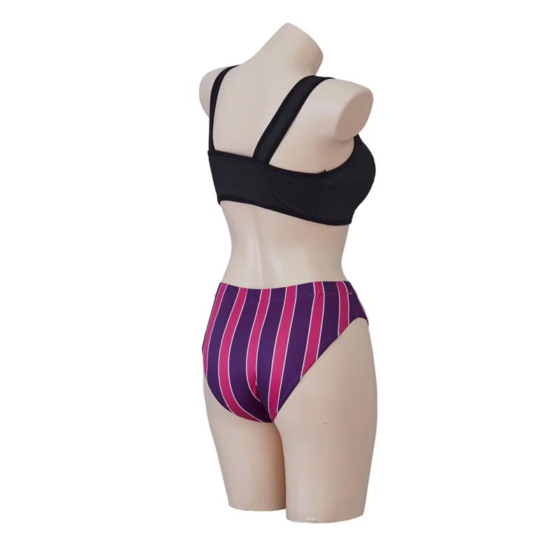 Fantasia de Cosplay Jinx LOL - Biquini Estilo Verão para Halloween e Festas - Estrela Cosplay