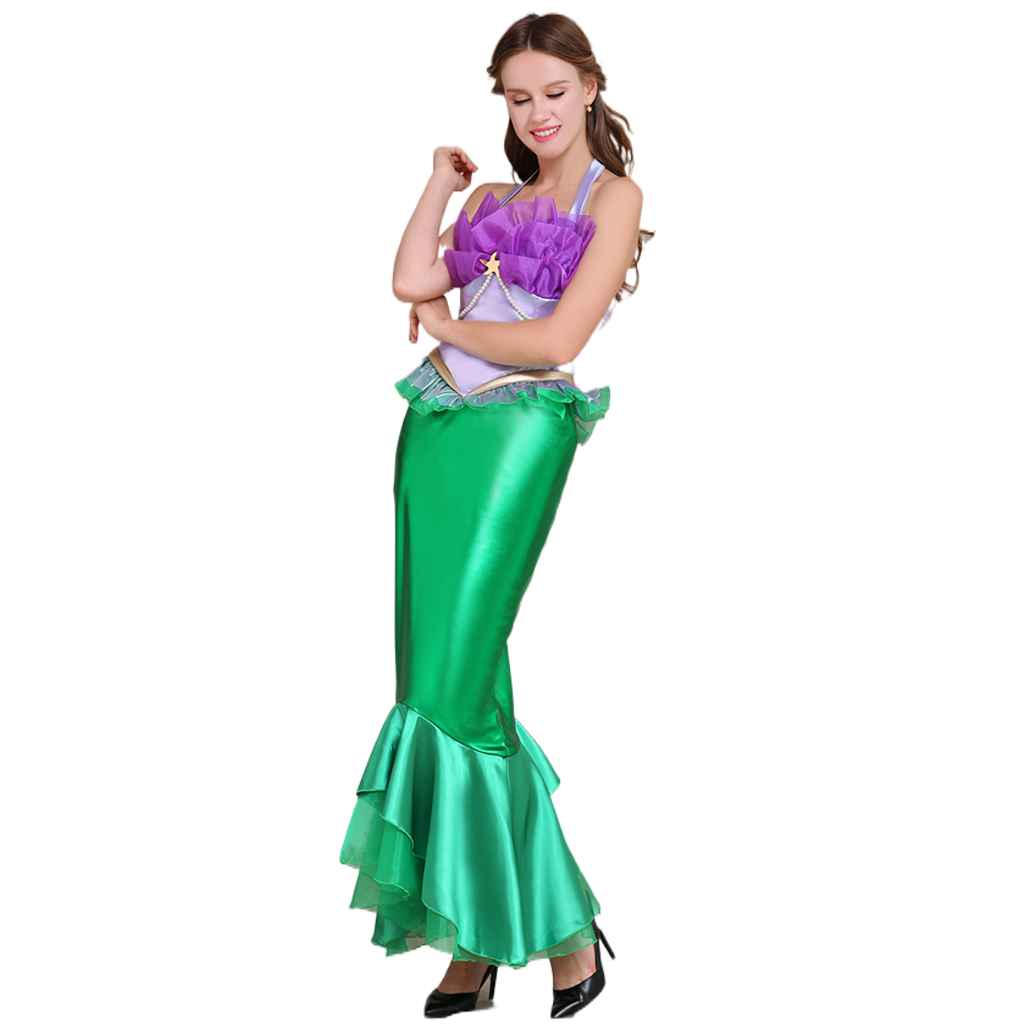 Fantasia de Cosplay da Ariel - A Pequena Sereia | Fantasia da Disney para Todas as Versões | Série de Cosplay - Estrela Cosplay