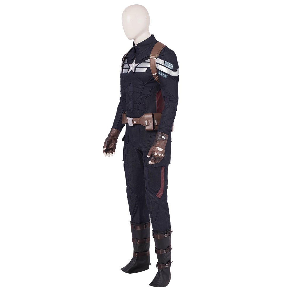 Fantasia de Cosplay do Capitão América - Avengers: Endgame - Réplica Premium do Filme - Estrela Cosplay