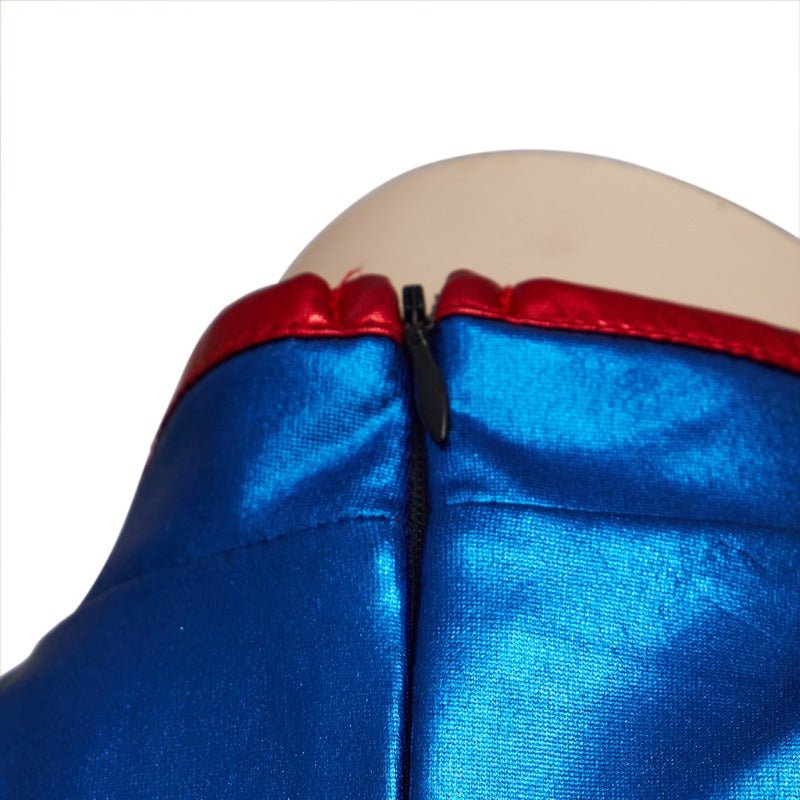 Fantasia de Chichi de Dragon Ball - Conjunto de Cheongsam Azul Elegante - Estrela Cosplay