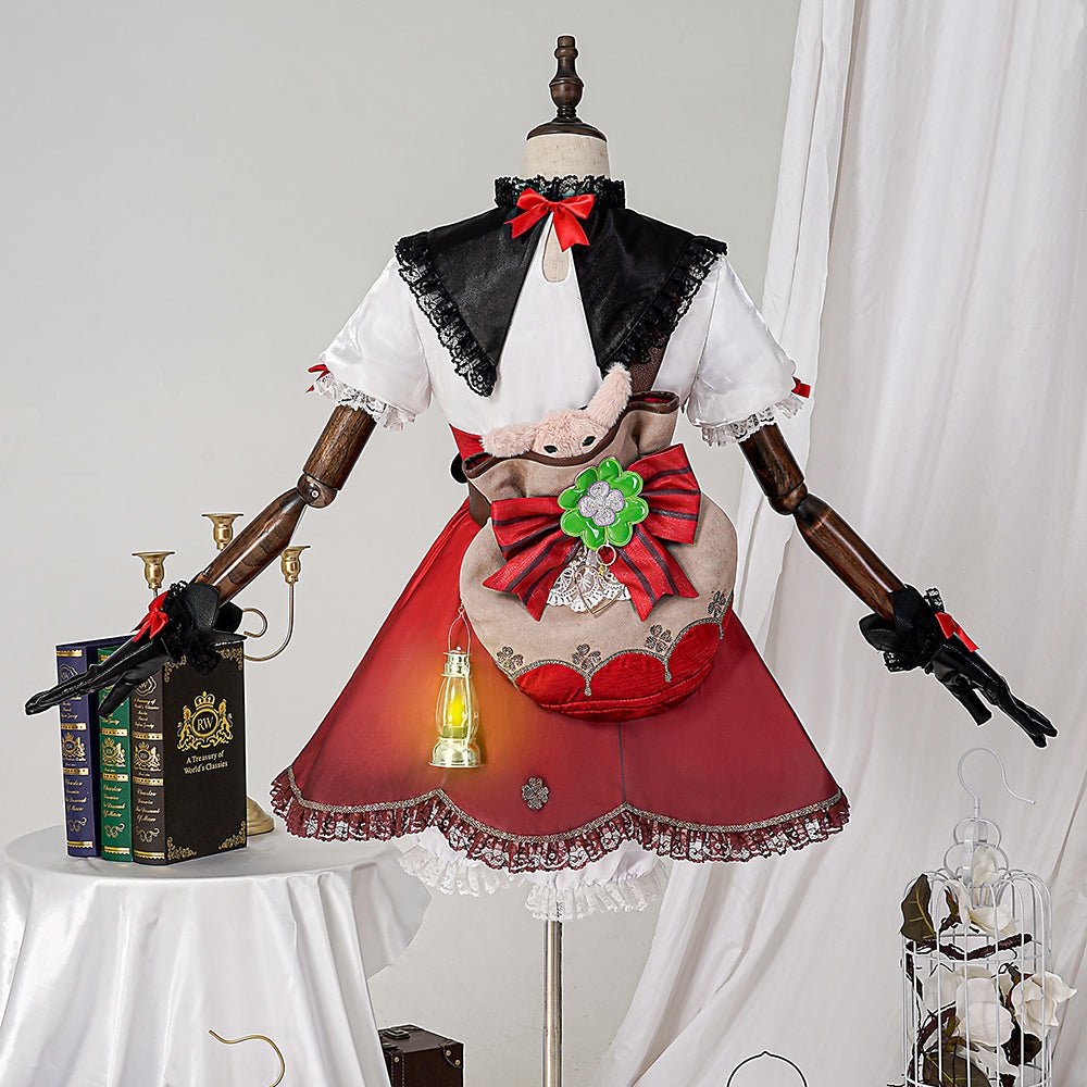 Traje de Cosplay Klee Genshin Impact para Mulheres - Estrela Cosplay