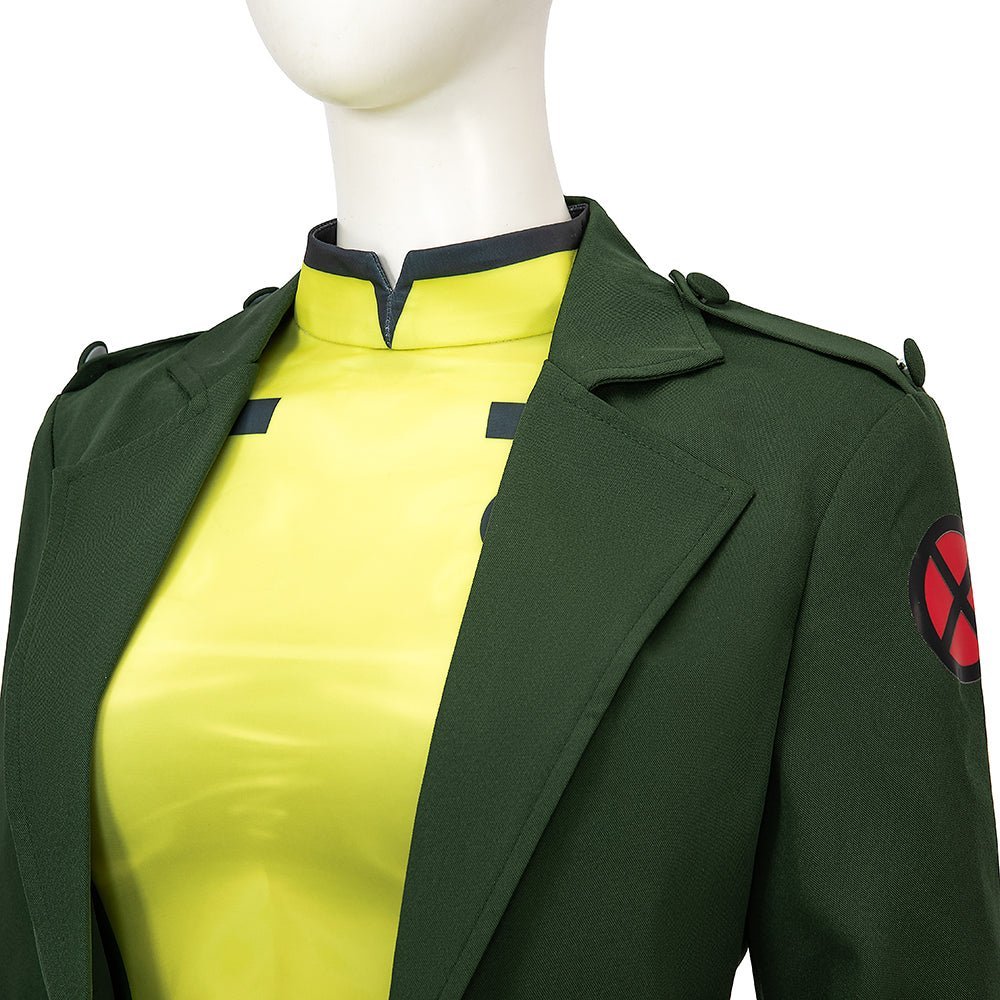 X-Men: A Série Animada - Roupa de Cosplay da Rogue - Qualidade Premium - Estrela Cosplay