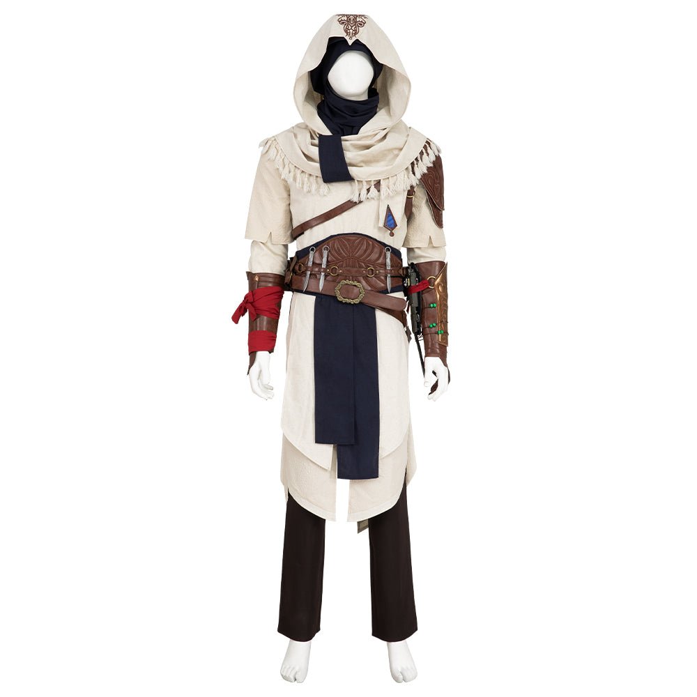 Fantasia Premium de Basim Ibn Ishaq - Assassin's Creed Mirage - Conjunto Completo com Sapatos - Estrela Cosplay