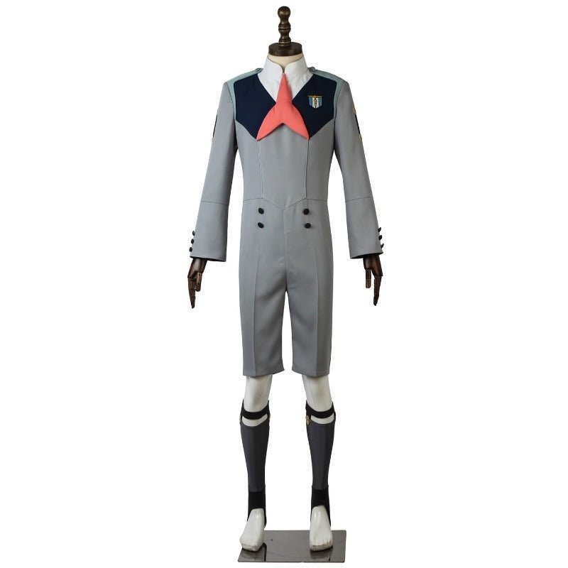 Novo Traje Cosplay HIRO 016 de DARLING in the FRANXX Macacão Unissex para Halloween e Carnaval Personalizado - Estrela Cosplay