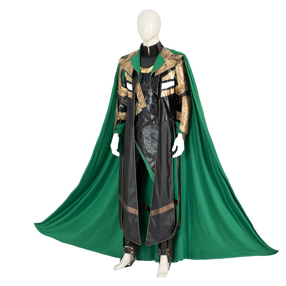 Fantasia de Loki de Alta Qualidade, Traje de Batalha para Halloween, Macacão Danificado, Armadura, Capacete - Estrela Cosplay