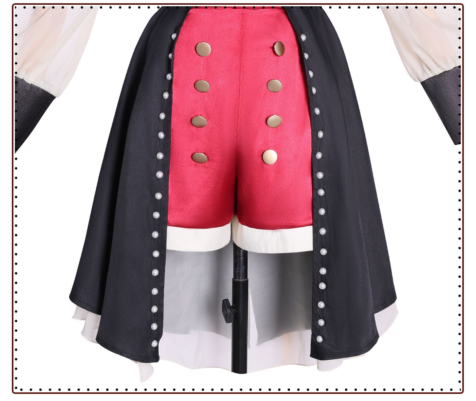 Traje de Cosplay BanG Dream! Ave Mujica Wakana Mutsumi - Estilo Gótico - Estrela Cosplay