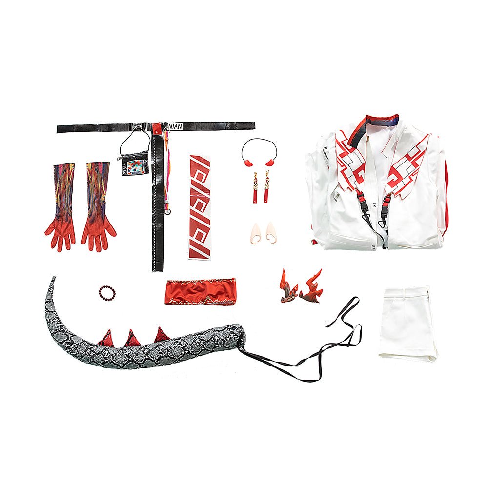 Traje de Cosplay Nian Arknights - Personifique a Lendária Operadora - Estrela Cosplay