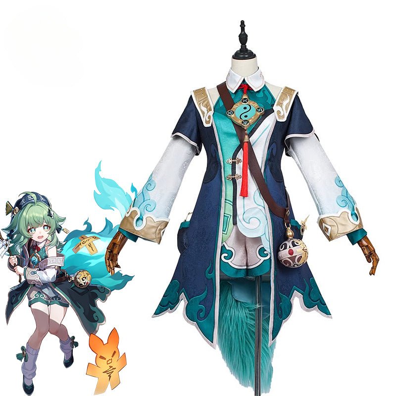 Fantasia de Cosplay Huohuo de Honkai Star Rail - Vestido de Garota Foxian de Xianzhou Luofu para Halloween, Carnaval e Festas - Estrela Cosplay