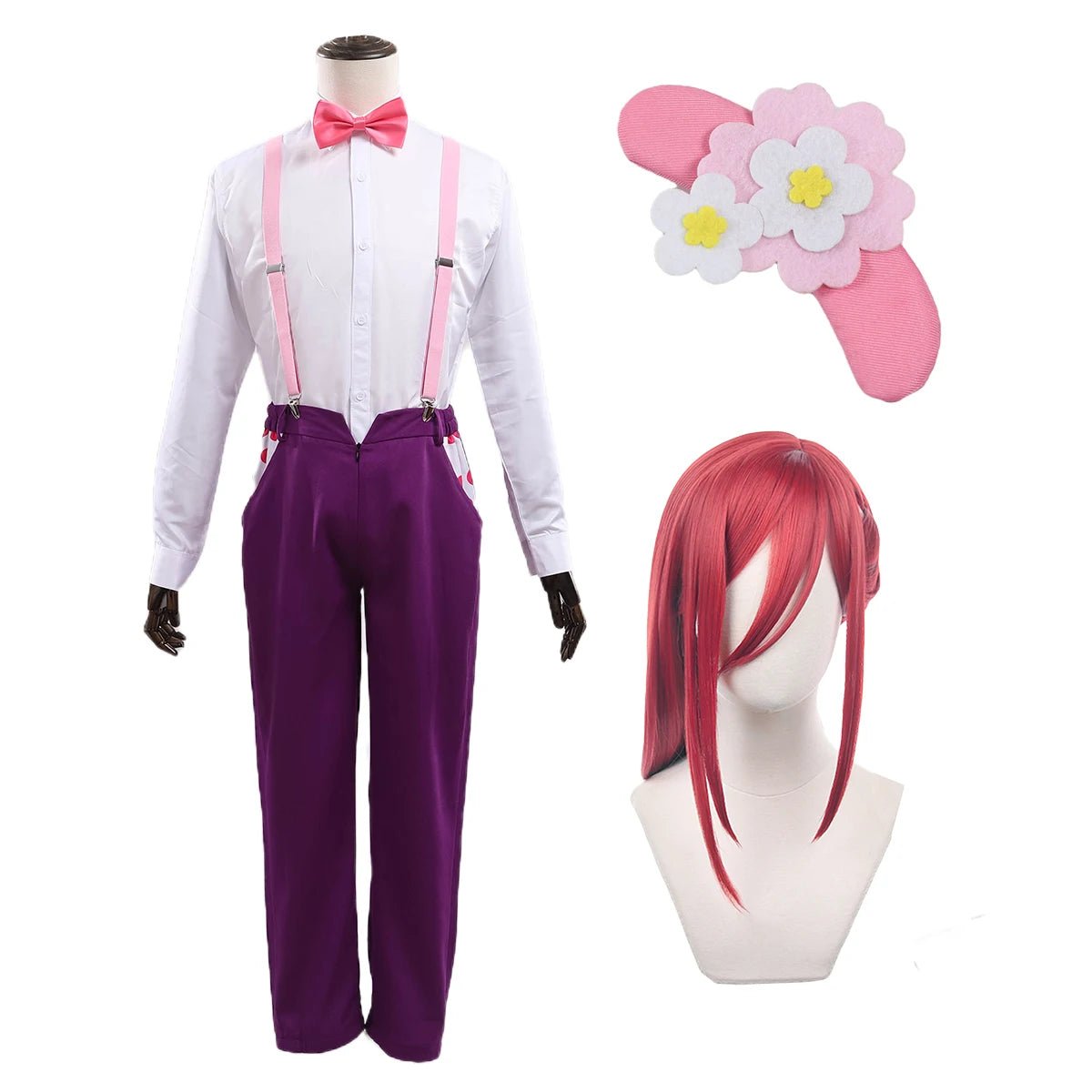 Fantasia de Cosplay Chigiri Blue Lock com Peruca, Roupa Casual e Acessórios - Estrela Cosplay