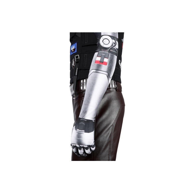 Fantasia Johnny Silverhand Cosplay Veste Sem Mangas para Festa de Halloween - Estrela Cosplay