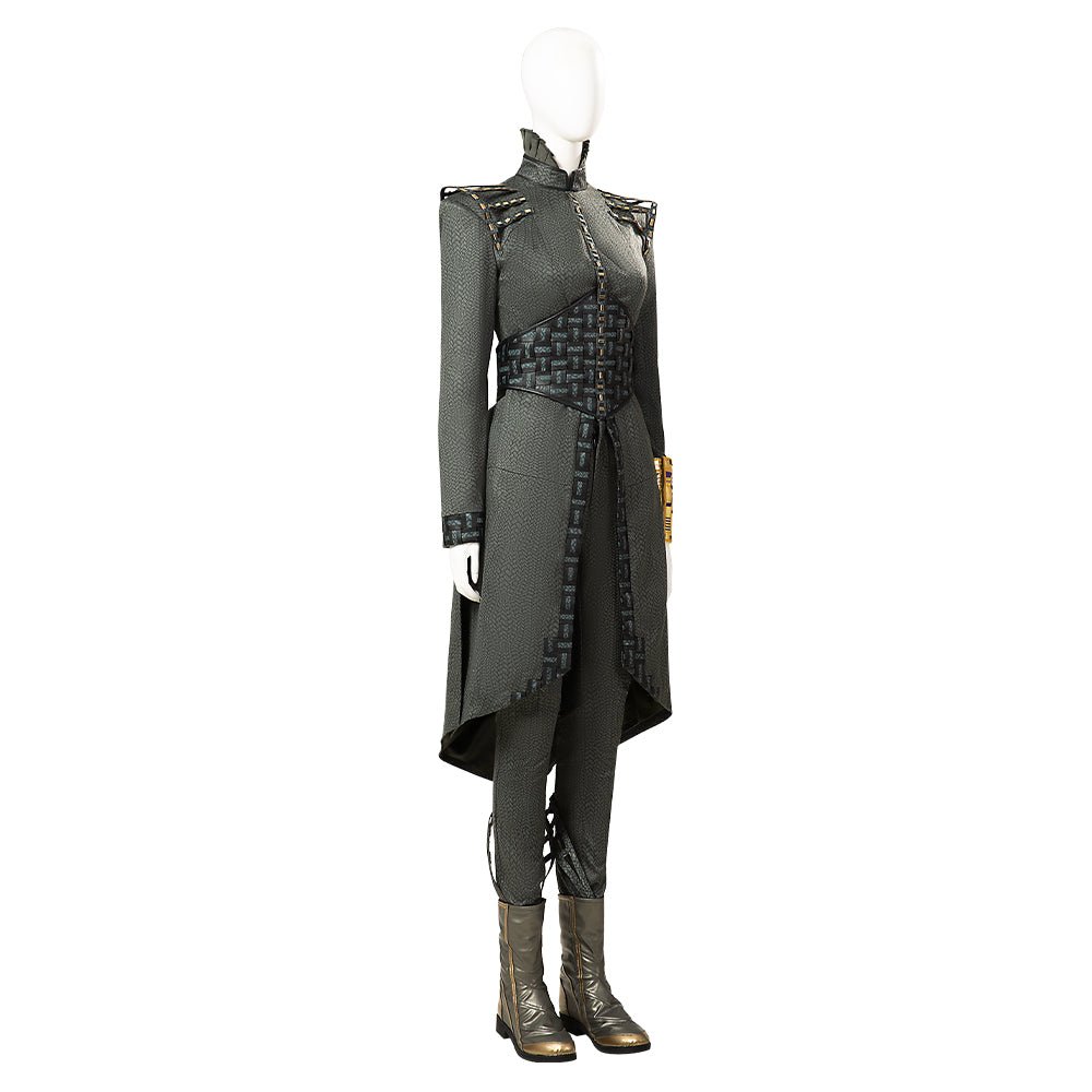 Fantasia de Cosplay Dar Benn - Traje de Batalha Vilão para Halloween e Comic Con - Estrela Cosplay