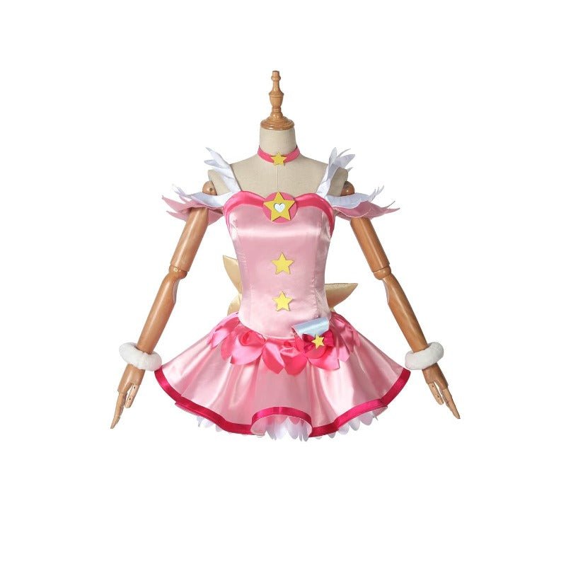 Fantasia de Cosplay Hikaru Hoshina Cure Star - Traje Star Twinkle PreCure para Fãs de Cosplay - Estrela Cosplay