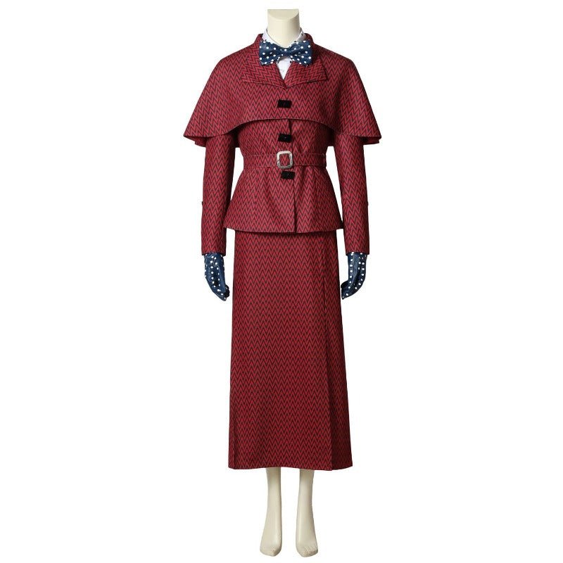 Vestido de Cosplay Belle de Mary Poppins Returns - Elegante - Estrela Cosplay