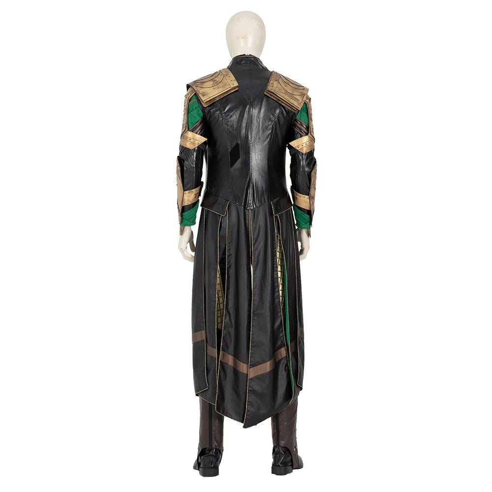 Fantasia de Loki de Alta Qualidade, Traje de Batalha para Halloween, Macacão Danificado, Armadura, Capacete - Estrela Cosplay