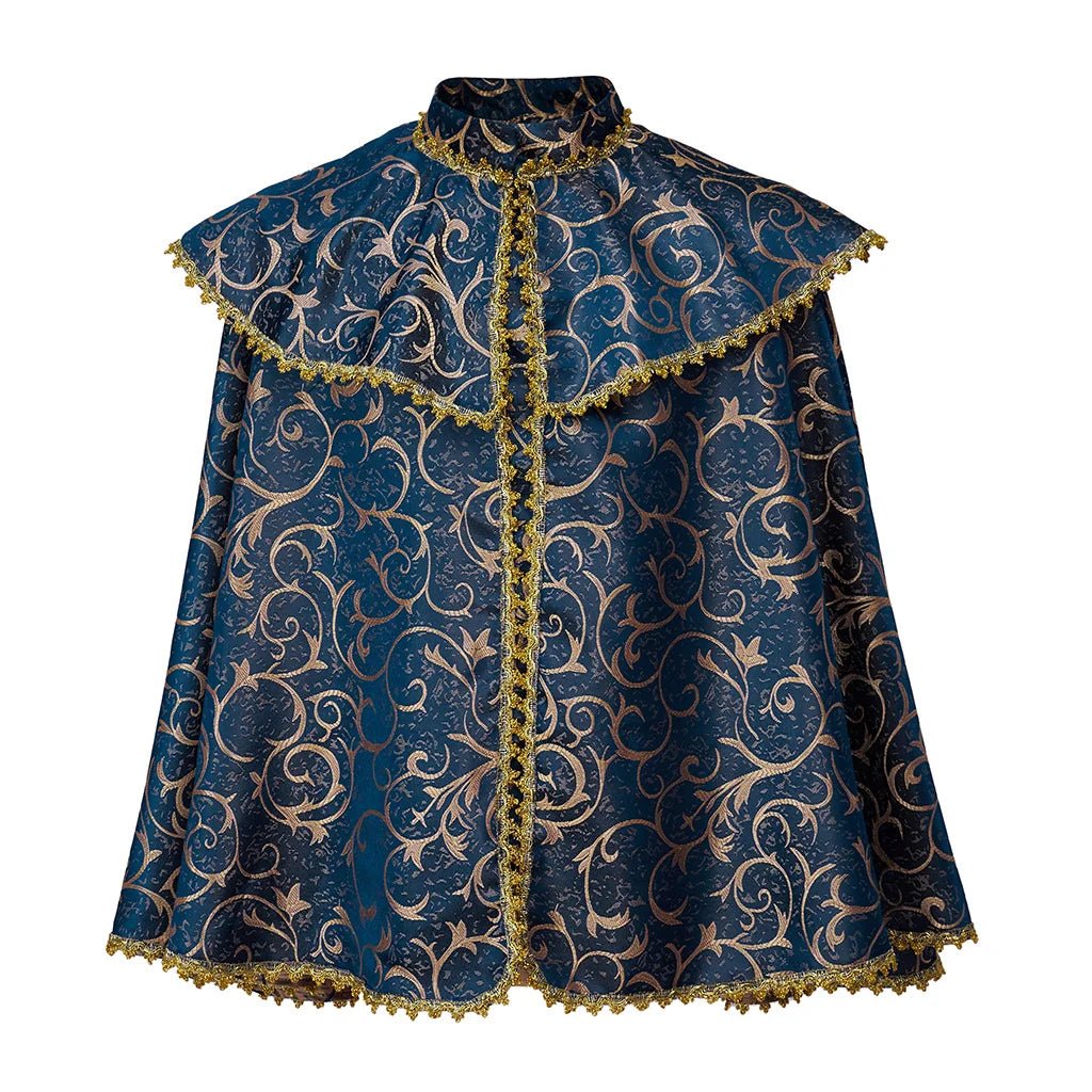 Capa Nobre Medieval Renascença para Príncipe & Nobres - Luxuosa Cape Vintage Unissex | Estrela do Cosplay - Estrela Cosplay