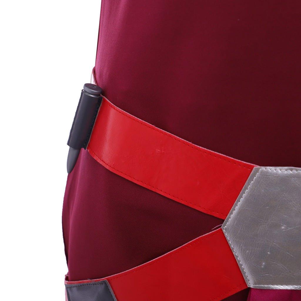 Fantasia Vermelha de Ahsoka Tano | Traje de Batalha e Chapéu para Mulheres Adultas | Roupa de Halloween Star Wars - Estrela Cosplay